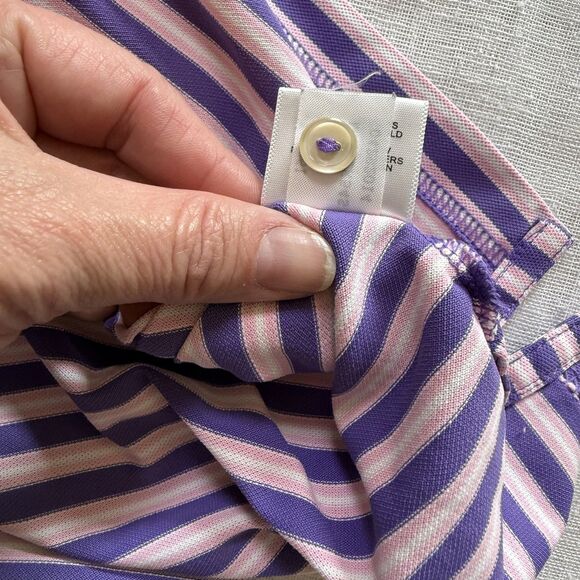 Peter Millar Shirt Mens XL Polo Golf Short Sleeve Summer Comfort Pink/Purple - Picture 7 of 9